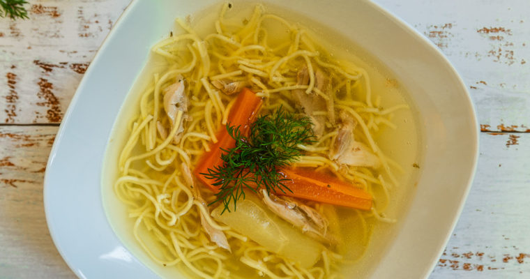 Rosół (Chicken stock soup)