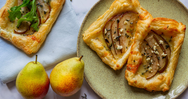 Pear and Blue Cheese Mini Tarts