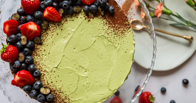 Matcha Cheesecake (No Bake)