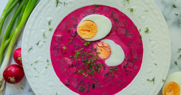 CHŁODNIK (Cold Polish Beet Soup)