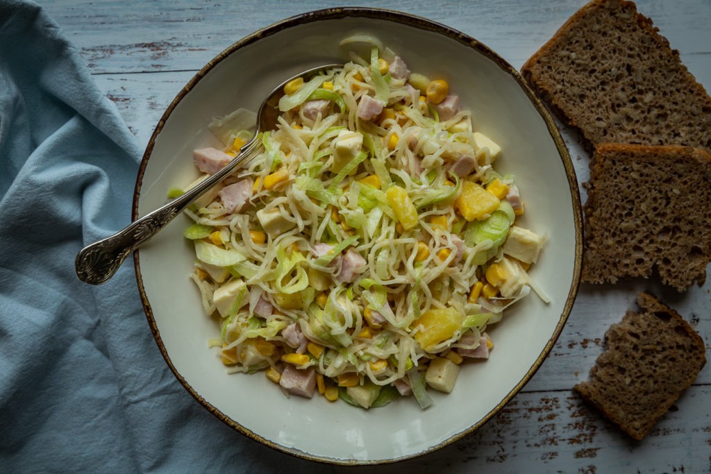 Pickled Celeriac and Pineapple Salad