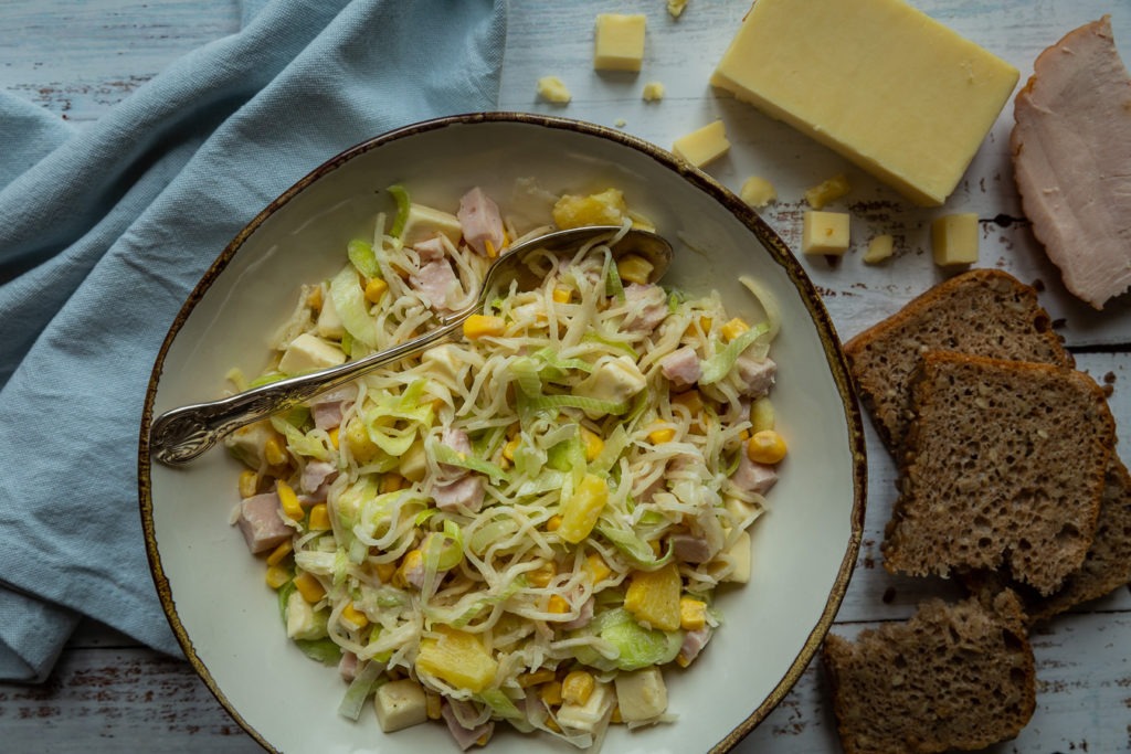 Pickled Celeriac and Pineapple Salad