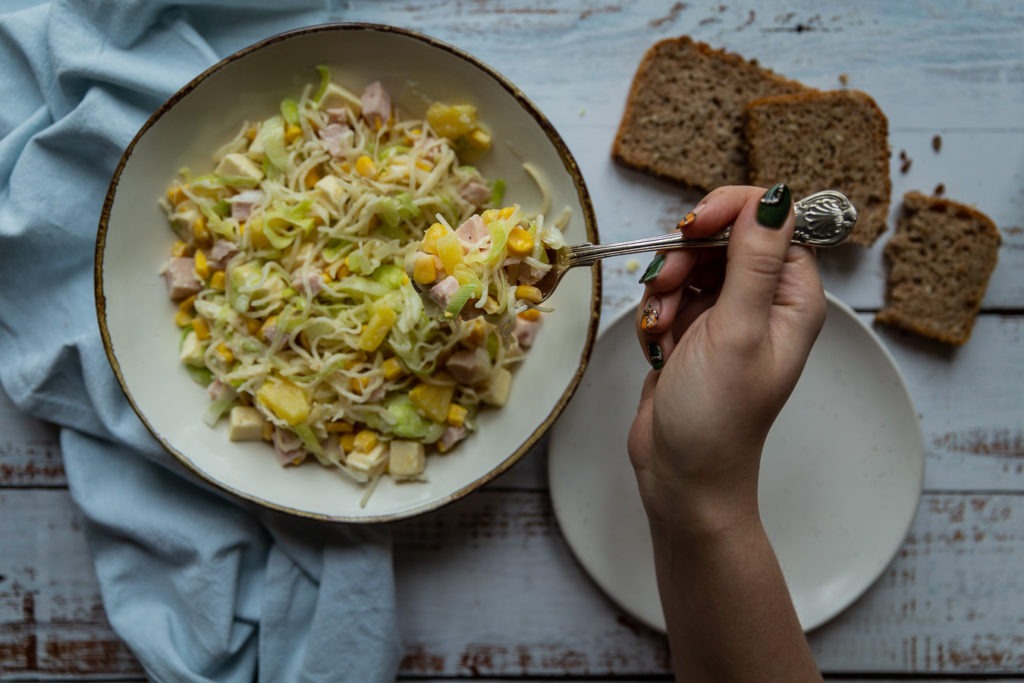 Pickled Celeriac and Pineapple Salad