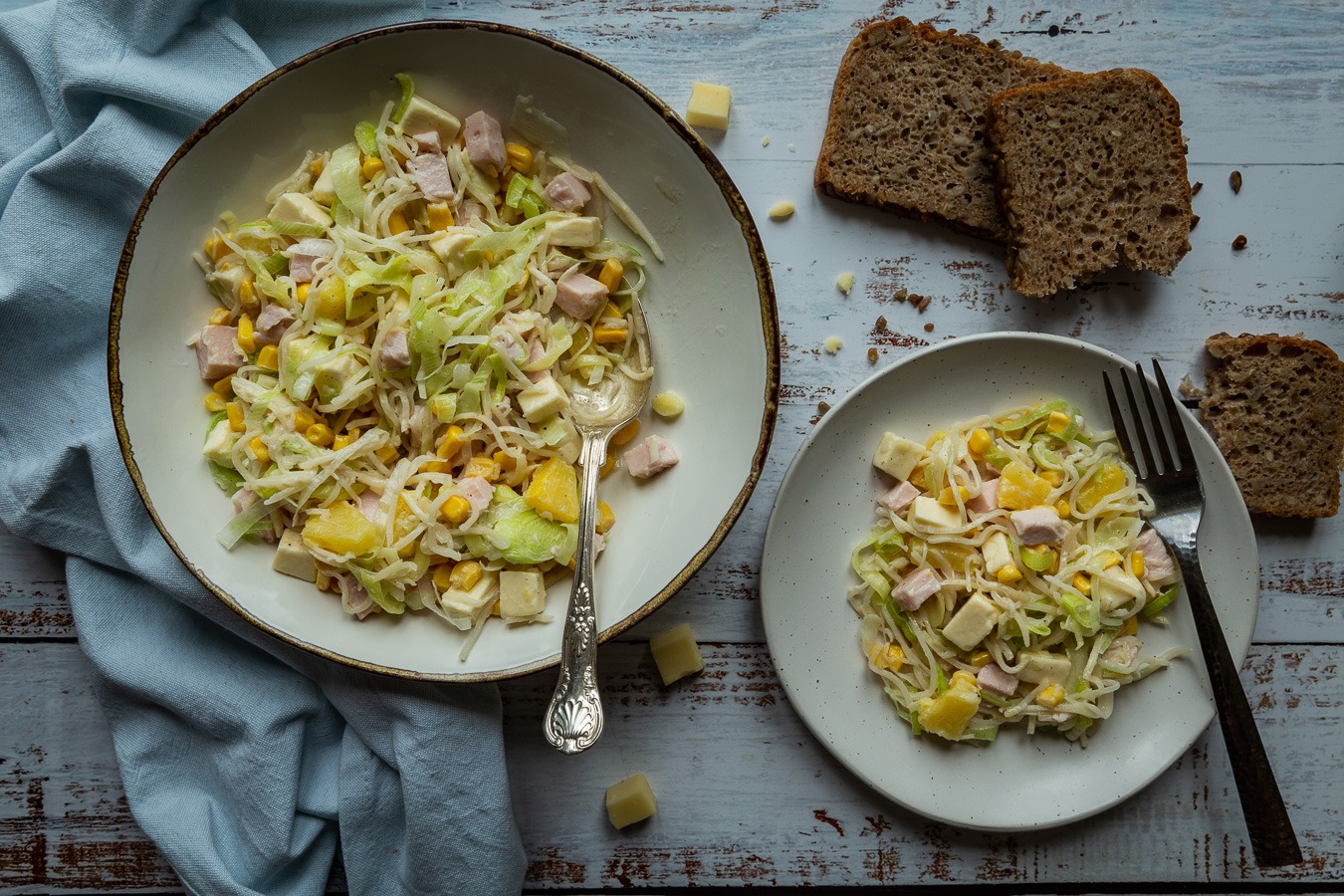 Pickled Celeriac and Pineapple Salad