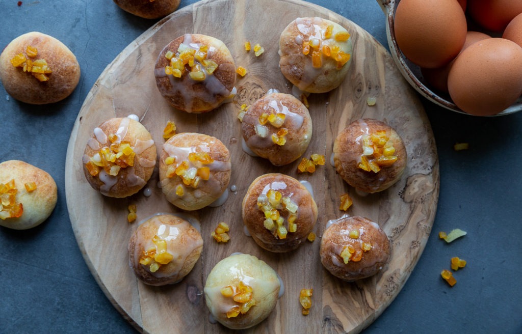 Baked Mini Pączki (doughnuts)