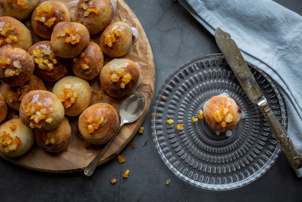 Baked Mini Pączki (doughnuts)