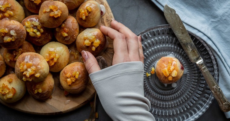 Baked Mini Pączki (doughnuts)