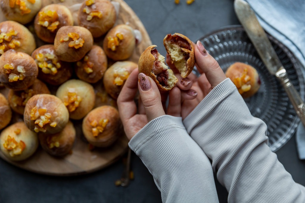 Baked Mini Pączki (doughnuts)