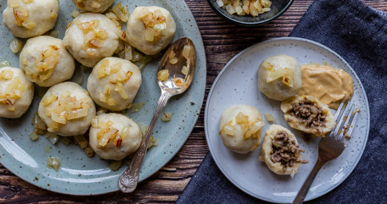Potato Dumplings with Meet Filling