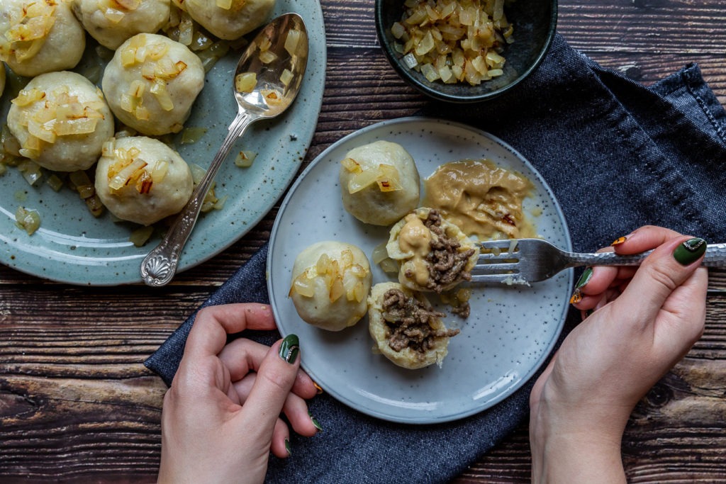 Potato Dumplings with Meet Feeling