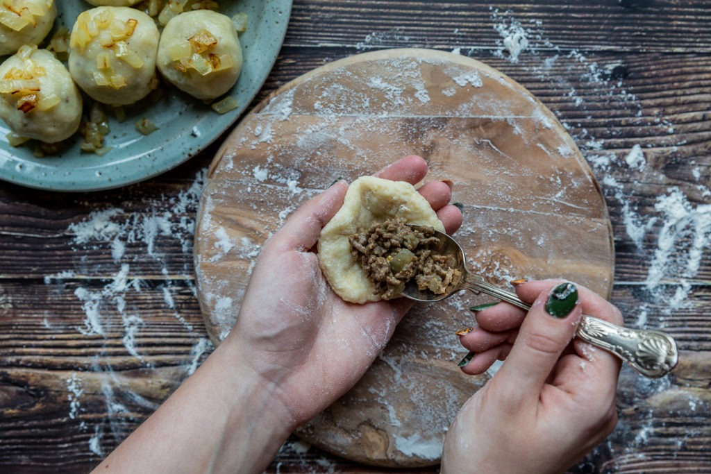 Potato Dumplings with Meet Feeling