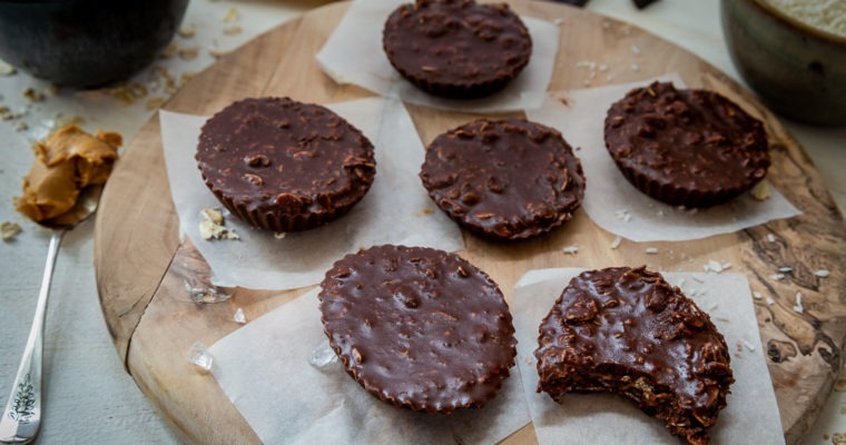 Healthy No-Bake Oatmeal Cookies