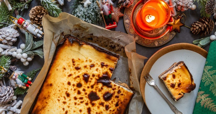 Christmas Poppy Seed Cheesecake