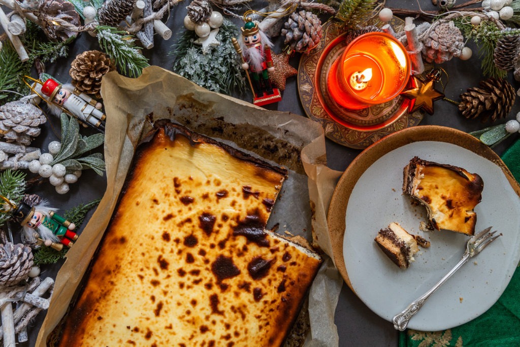 Christmas Poppy Seed Cheesecake