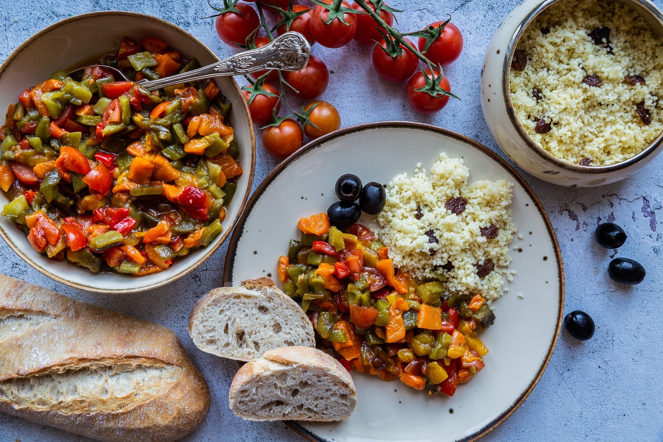 Algerian Roasted Pepper Salad