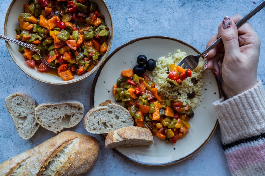 Algerian Roasted Pepper Salad