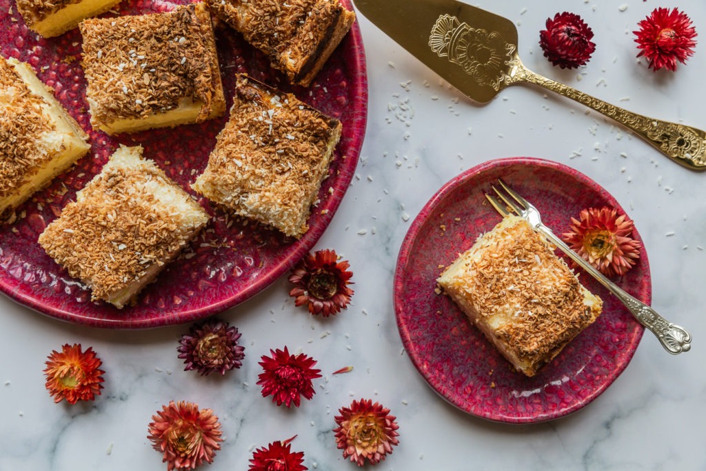 Nans Cheesecake with Coconut 