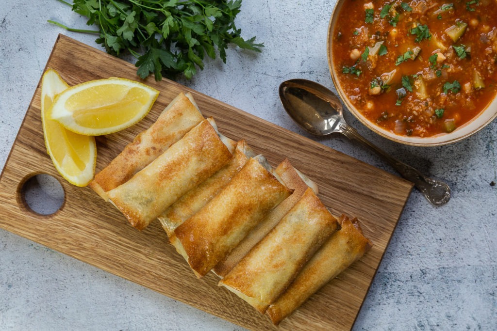 Borek (Algerian Beef Rolls)