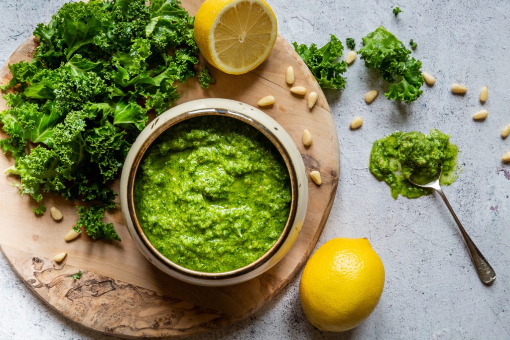 Kale Pesto Pasta