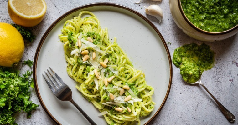 Kale Pesto Pasta