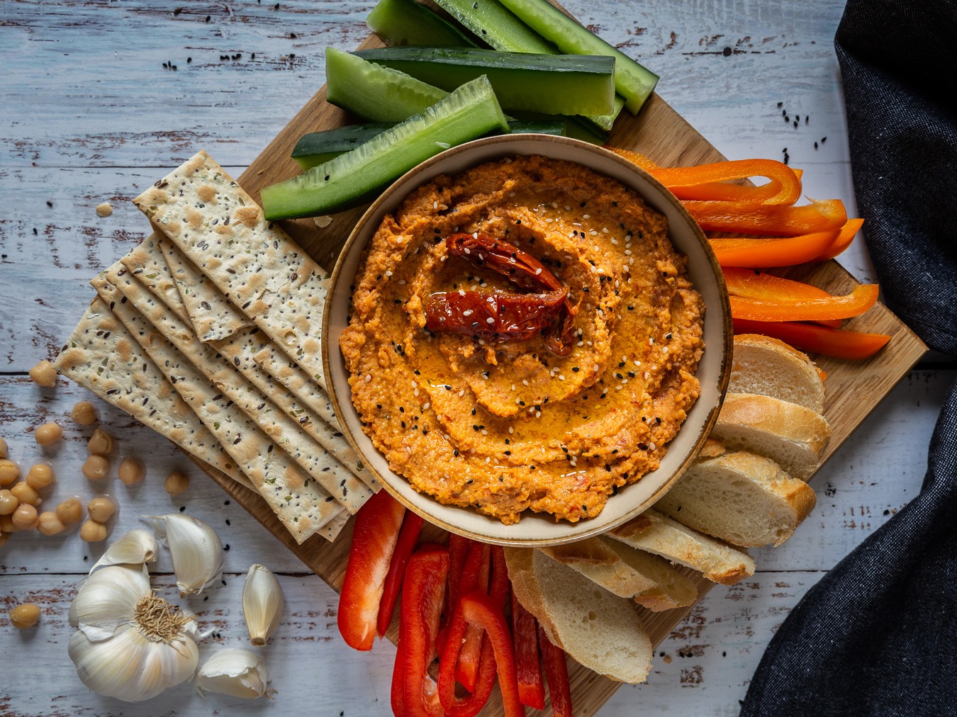 Sun-Dried Tomato Hummus