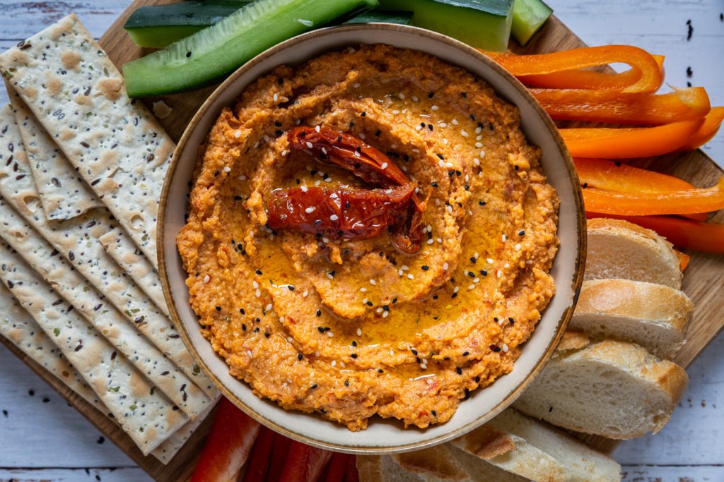 Sun Dried Tomato Hummus 