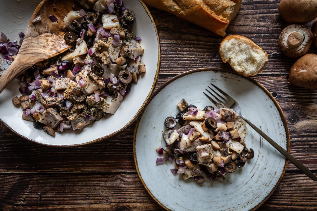 Herring Salad with Olives 