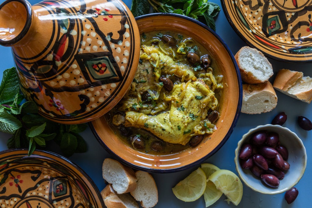 Chicken Tagine with Olives and Lemon