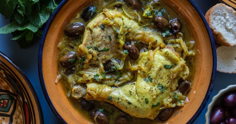 Chicken Tagine with Olives and Lemon