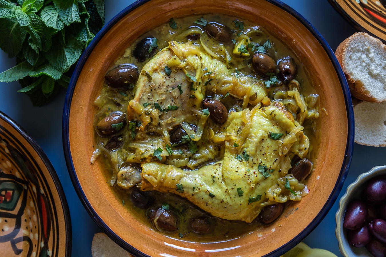 Chicken Tagine with Olives and Lemon