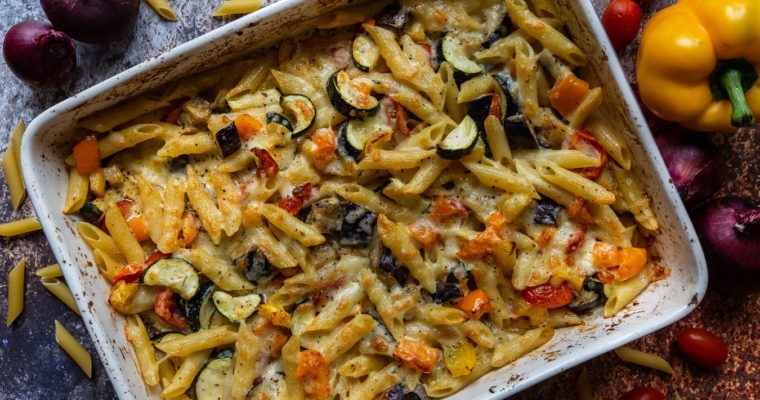 Roasted Vegetable Pasta Bake