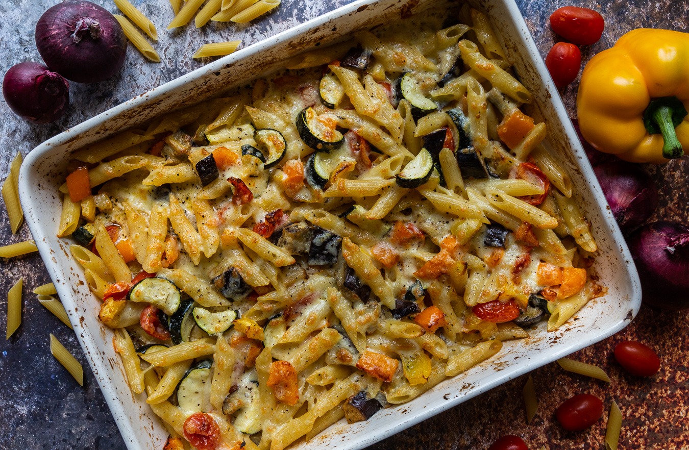 Roasted Vegetable Pasta Bake