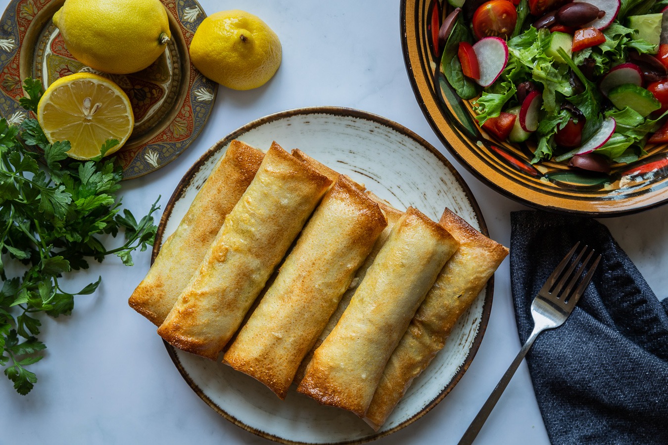 Bourek with Tuna and Potato Filling