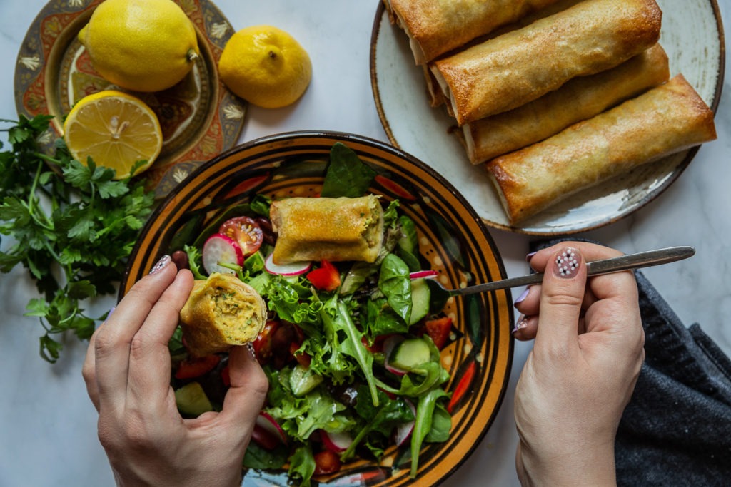 Bourek with Tuna and Potato Filling